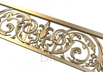 Horisontal panel (PG_0116) 3D model for CNC machine